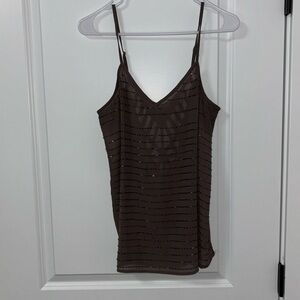 Gimmicks by BKE tank top. Bedazzled on the back. Size small.